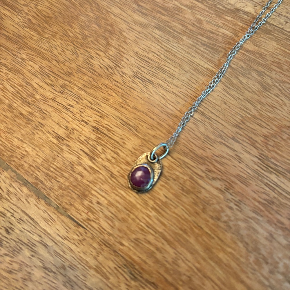Artist made Ruby Necklace